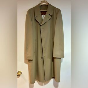 Vintage London Fog Men's Maincoat Lined 1950s Made in USA!